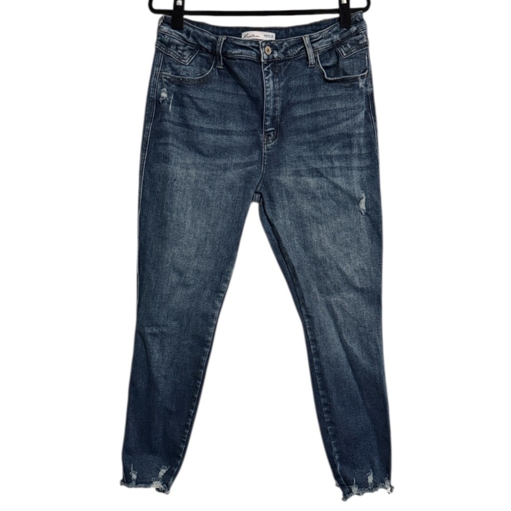 KanCan High Rise Distressed Skinny Jeans